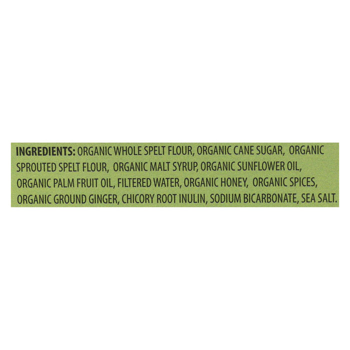 Shasha Bread Organic Spelt Ginger Snap Cookies - Case Of 16 - 12 Oz