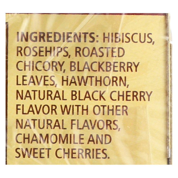 Celestial Seasonings Herbal Tea Caffeine Free Black Cherry Berry - 20 Tea Bags - Case Of 6