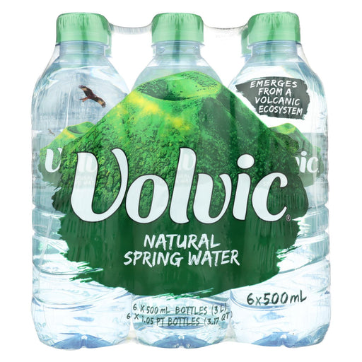 Volvic Springwater Plastic - Case Of 4 - 0.5 Liter
