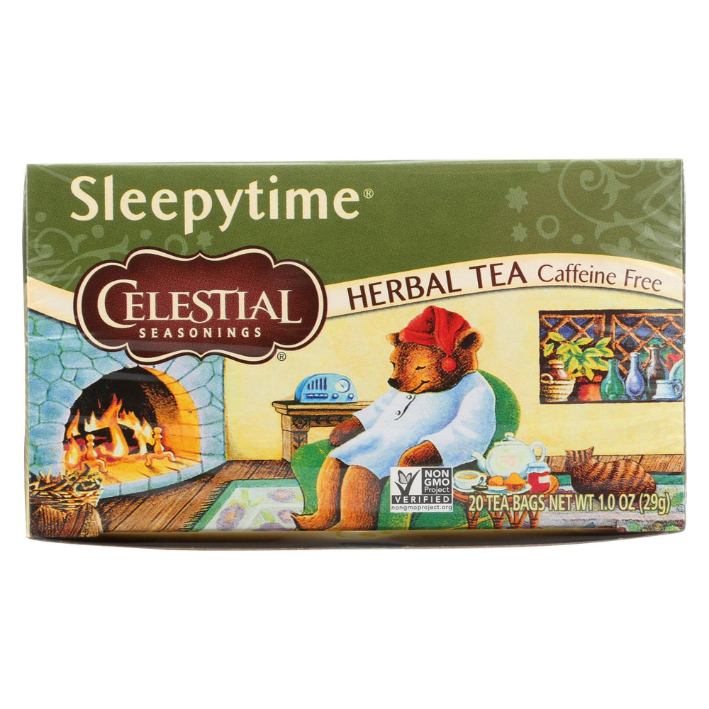 Celestial Seasonings Sleepytime Herbal Tea Caffeine Free - 20 Tea Bags - Case Of 6