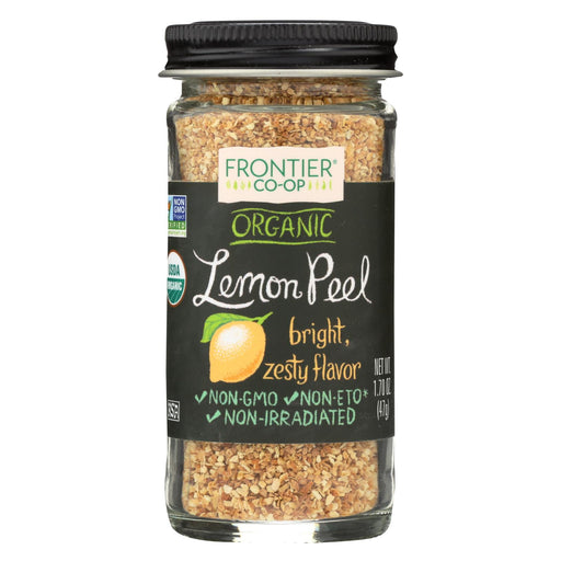 Frontier Herb Lemon Peel - Organic - Granules - 2.10 Oz
