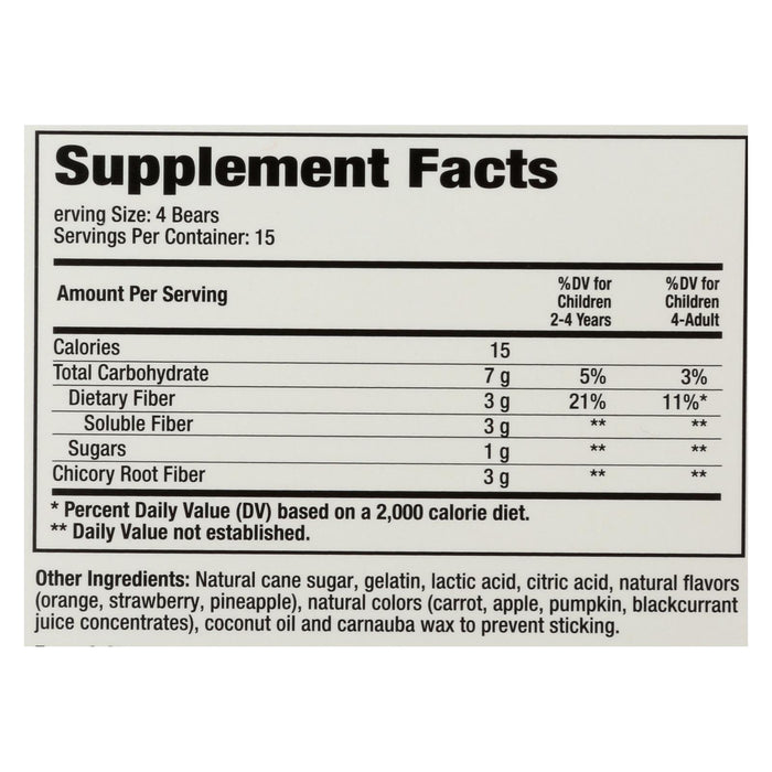 Hero Nutritionals Yummi Bears Fiber Supplement For Kids - 60 Gummies