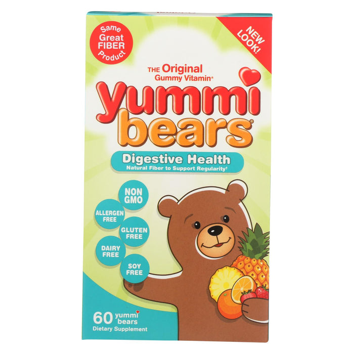 Hero Nutritionals Yummi Bears Fiber Supplement For Kids - 60 Gummies