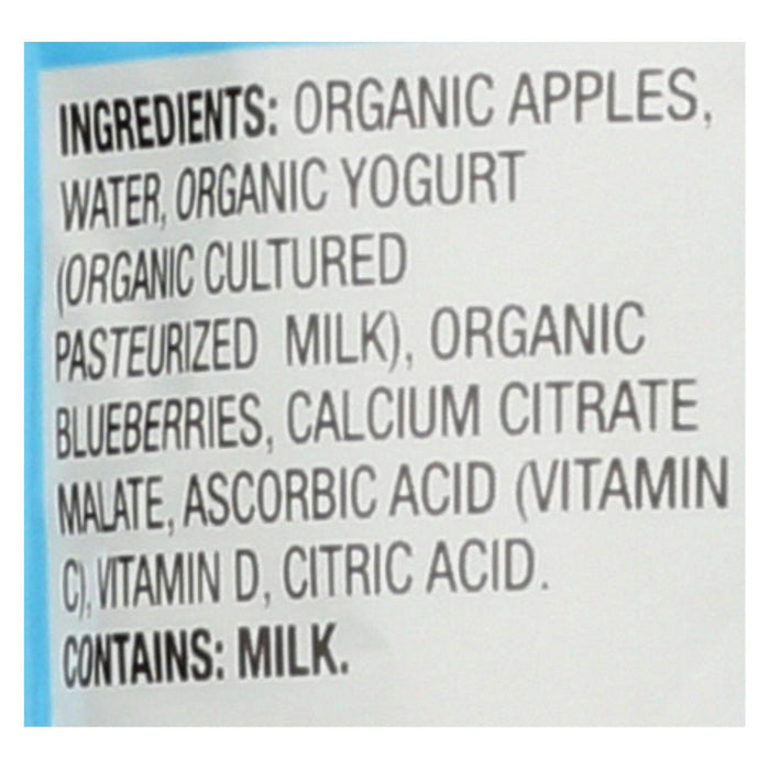 Earth's Best Organic Fruit Yogurt Smoothie - Apple Blueberry - Case Of 12 - 4.2 Oz.