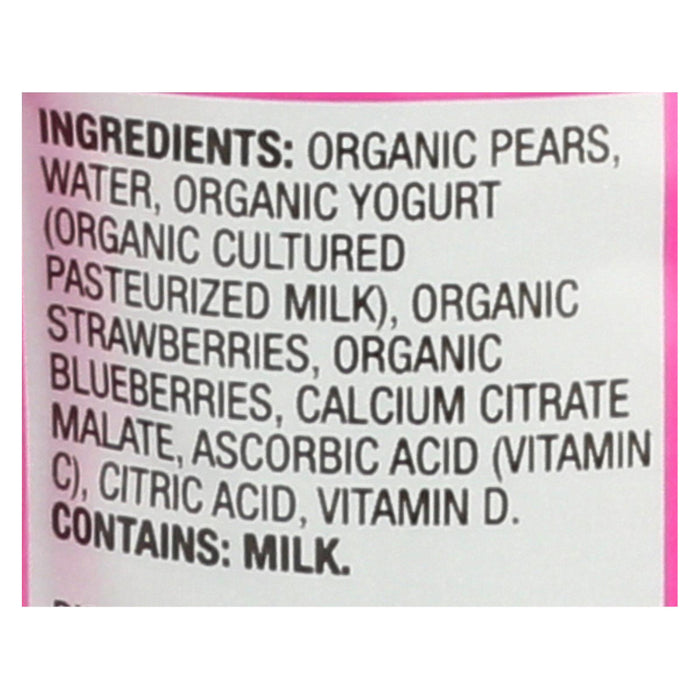Earth's Best Organic Fruit Yogurt Smoothie - Mixed Berry - Case Of 12 - 4.2 Oz.