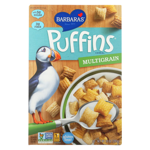 Barbara's Bakery Puffins Cereal - Multigrain - Case Of 12 - 10 Oz.