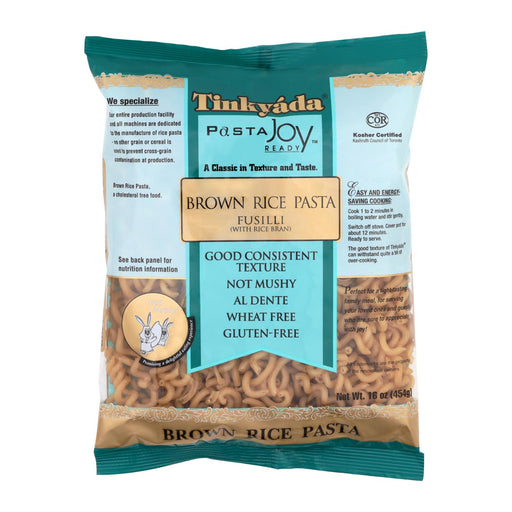 Tinkyada Brown Rice Pasta - Fusilli - Case Of 12 - 16 Oz.