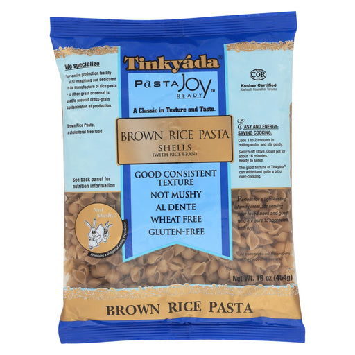 Tinkyada Brown Rice Pasta - Shells - Case Of 12 - 16 Oz.