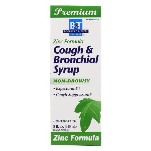 Boericke And Tafel Cough And Bronchial Syrup With Zinc - 8 Fl Oz
