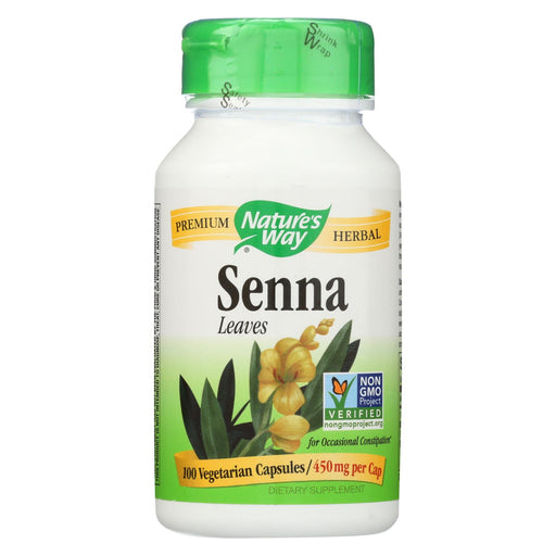 Nature's Way Senna Leaves - 100 Vegetarian Capsules