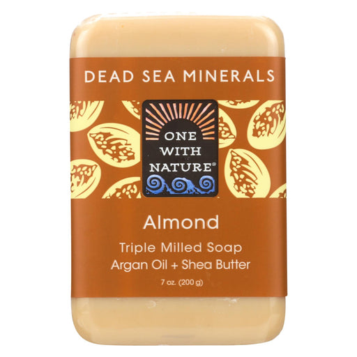 One With Nature Almond Soap Bar - 7 Oz