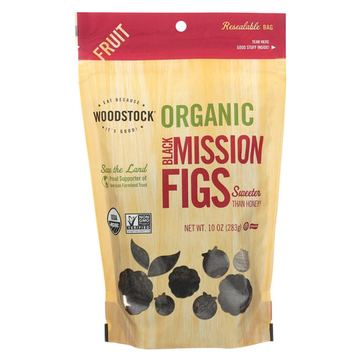 Woodstock Organic Black Mission Figs - Case Of 8 - 10 Oz.