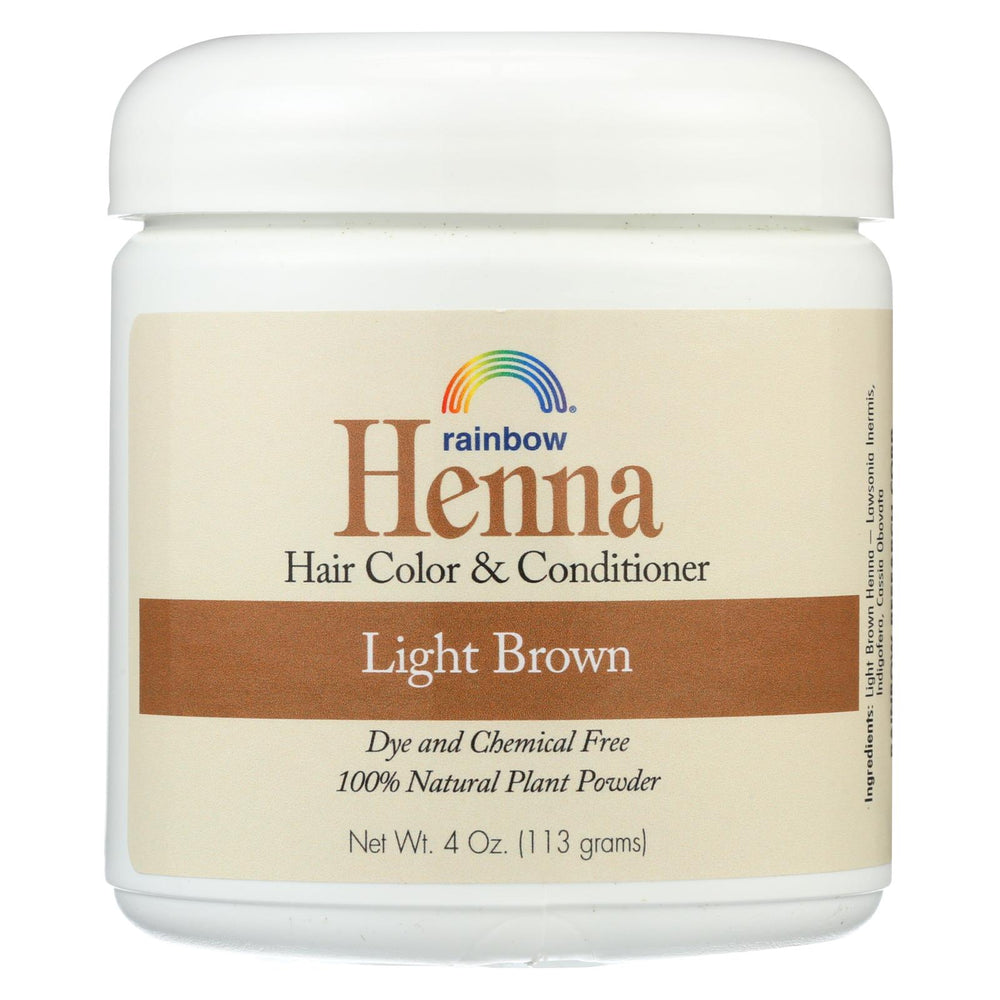 Rainbow Research Henna Hair Color And Conditioner Persian Light Brown - 4 Oz