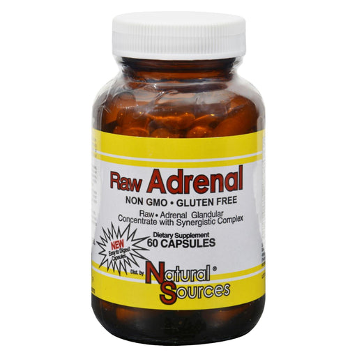 Natural Sources Raw Adrenal - 60 Capsules