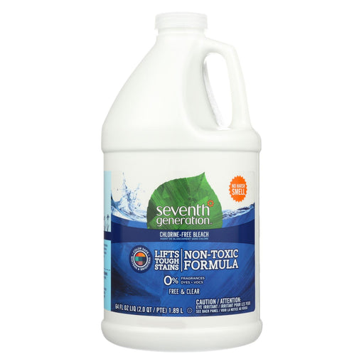 Seventh Generation Chlorine Free Bleach - Free And Clear - Case Of 6 - 64 Fl Oz.