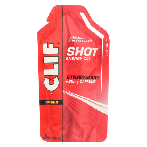Clif Bar Clif Shot - Organic Strawberry - Case Of 24 - 1.2 Oz