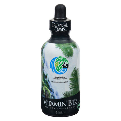 Tropical Oasis Vitamin B12 Dropper Strawberry - 4 Fl Oz