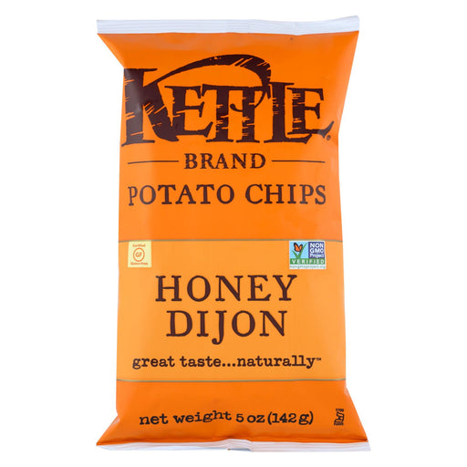 Kettle Brand Potato Chips - Honey Dijon - 5 Oz - Case Of 15