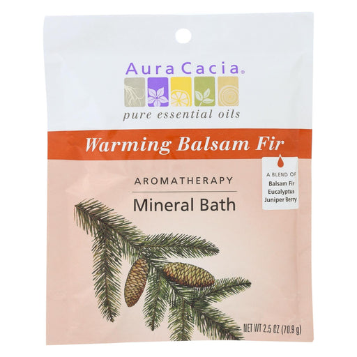 Aura Cacia Aromatherapy Mineral Bath Soothing Heat - 2.5 Oz - Case Of 6