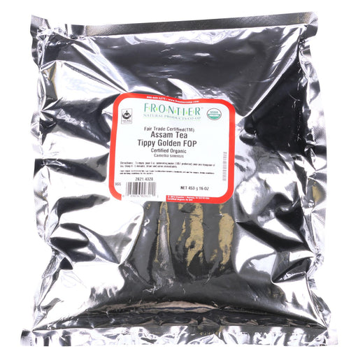 Frontier Herb Tea - Organic - Fair Trade Certified - Black - Assam - Flowering Orange Pekoe Grade - Bulk - 1 Lb