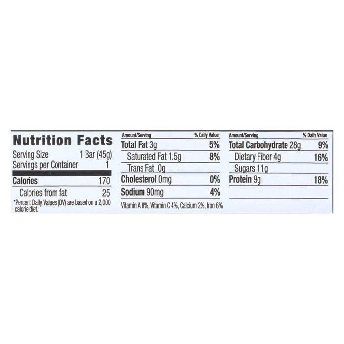 Nugo Nutrition Bar - Gluten Free Dark Chocolate Crunch - Case Of 12 - 45 Grams