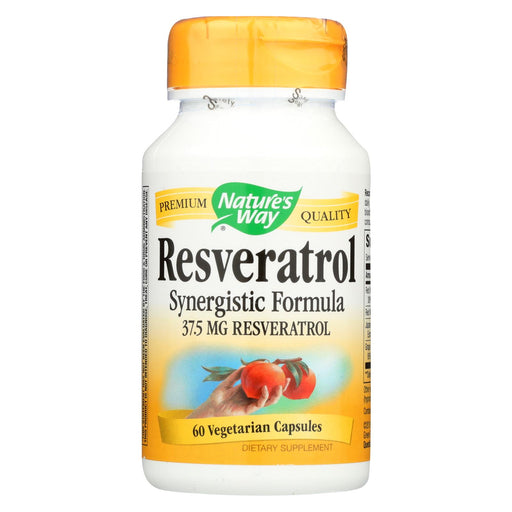 Nature's Way Resveratrol - 60 Vegetarian Capsules