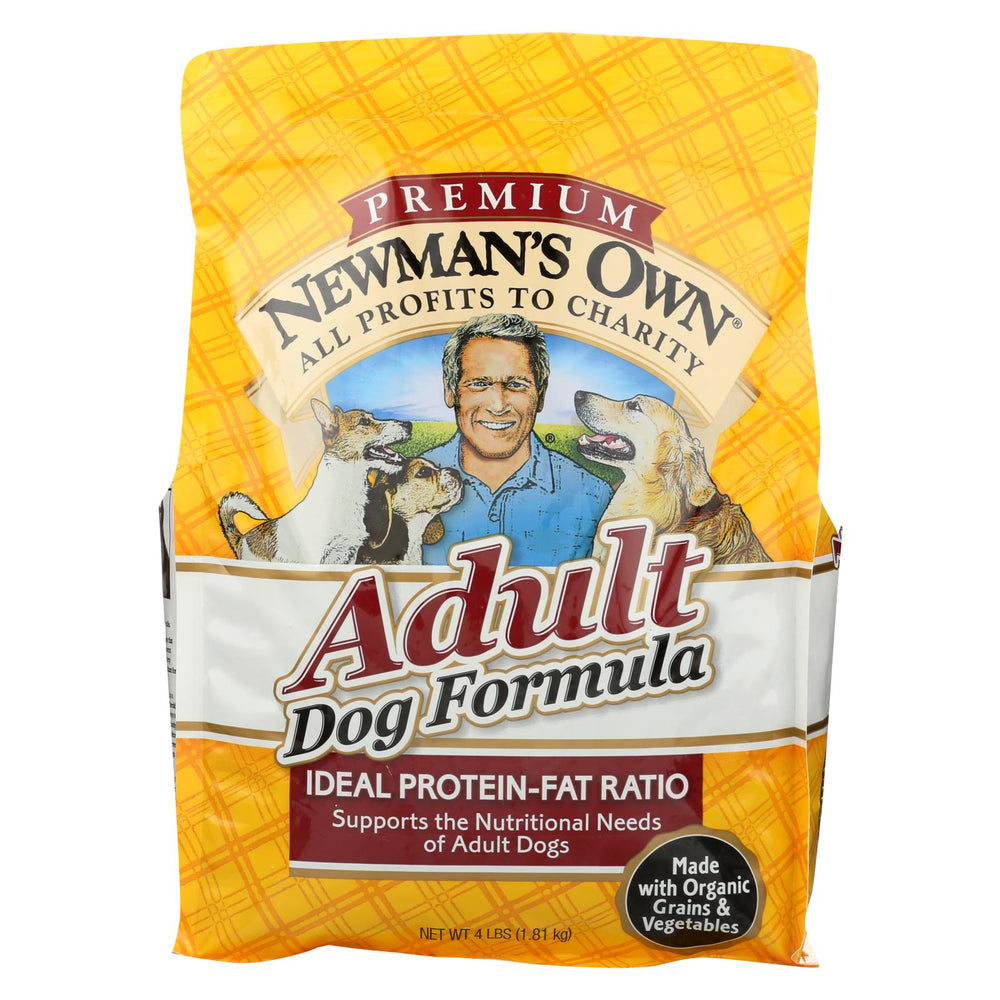 Newman's Own Organics Dog Dry Formula - Premium Adult - Case Of 6 - 4