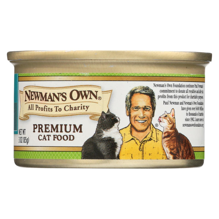 Newman's Own Organics Turkey Cat Food - Organic - Case Of 24 - 3 Oz.
