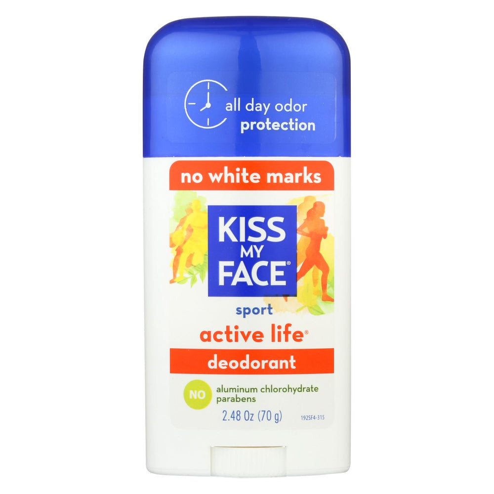 Kiss My Face Deodorant Active Life Sport Aluminum Free - 2.48 Oz