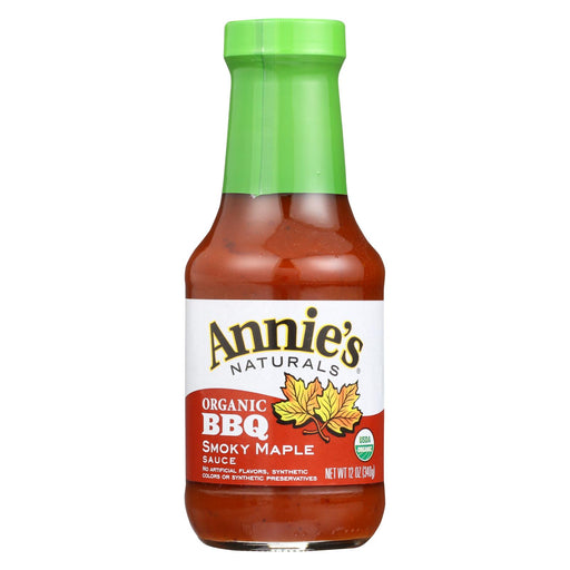 Annie's Naturals Organic Smokey Maple Bbq Sauce - Case Of 12 - 12 Oz.