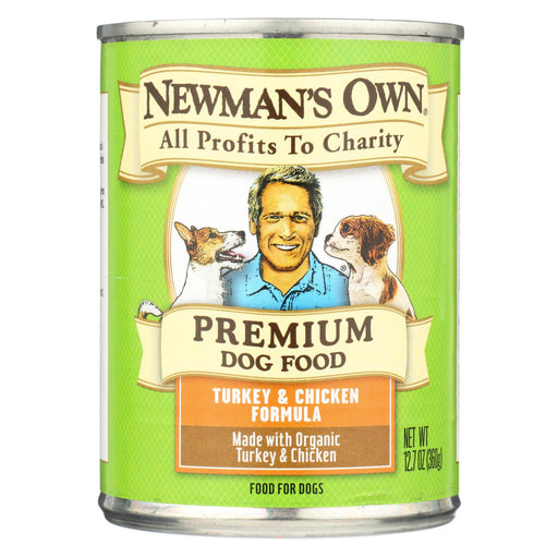 Newman's Own Organics Turkey And Chicken - Organic - Case Of 12 - 12.7 Oz.