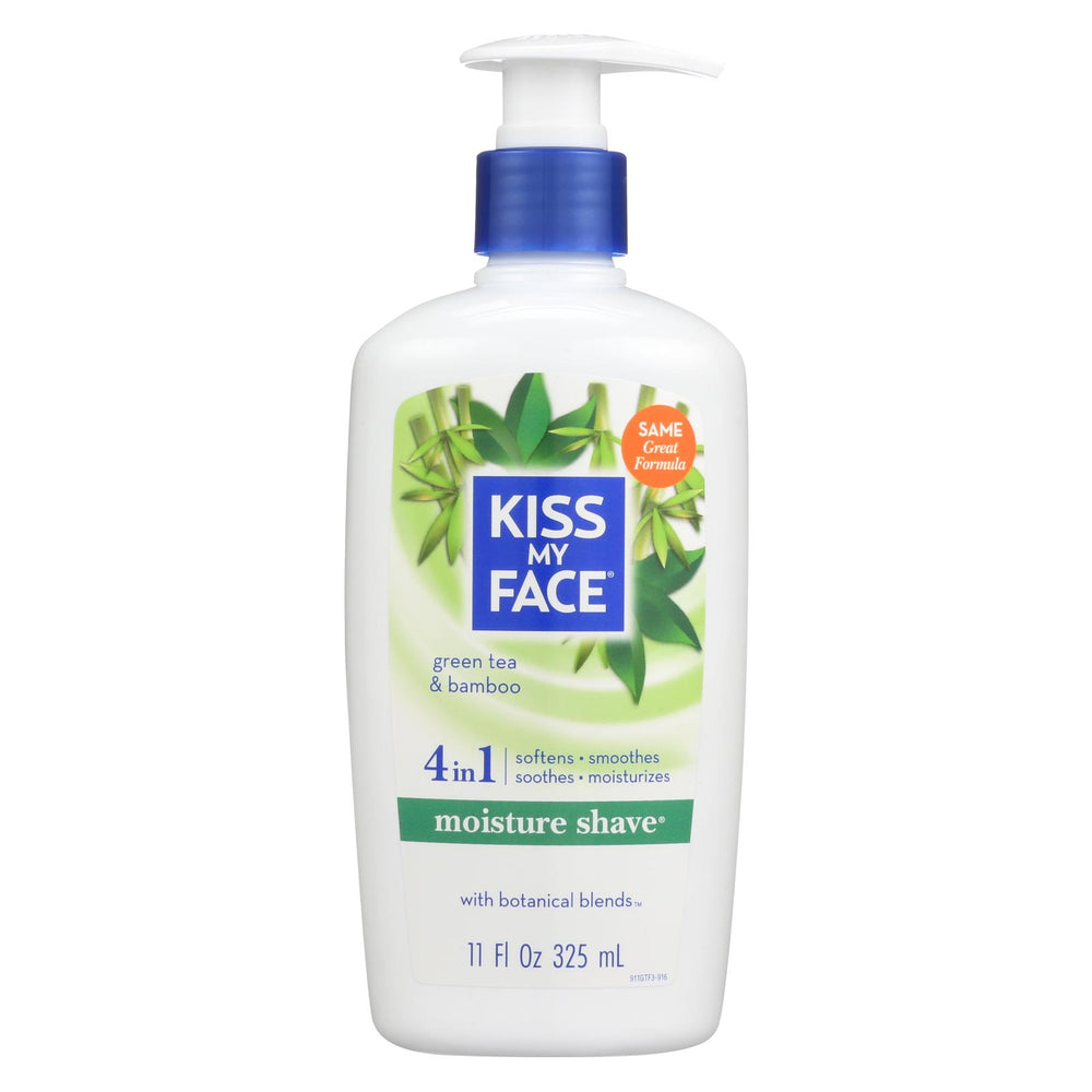 Kiss My Face Moisture Shave Green Tea And Bamboo - 11 Fl Oz