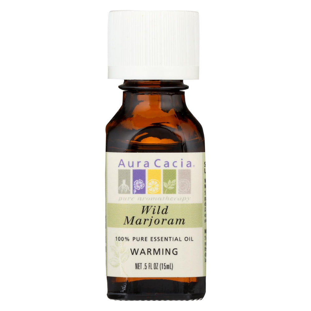 Aura Cacia Pure Essential Oil Wild Marjoram - 0.5 Fl Oz