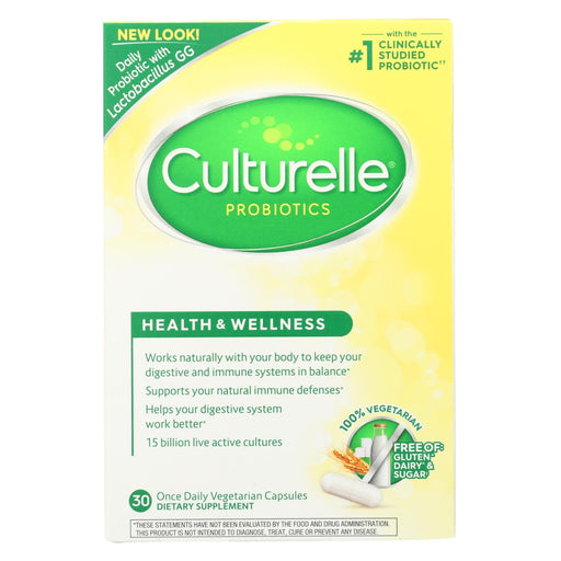 Culturelle Probiotic - 30 Vegetable Capsules