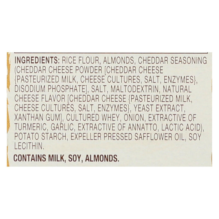 Blue Diamond Nut Thins - Cheddar Cheese - Case Of 12 - 4.25 Oz.