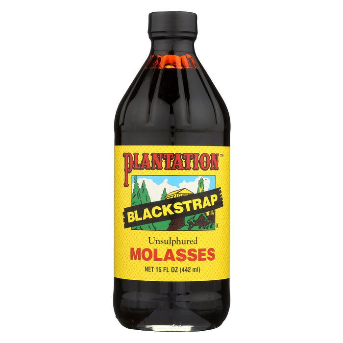 Plantation Blackstrap Molasses Syrup - Unsulphured - Case Of 12 - 15 Fl Oz.