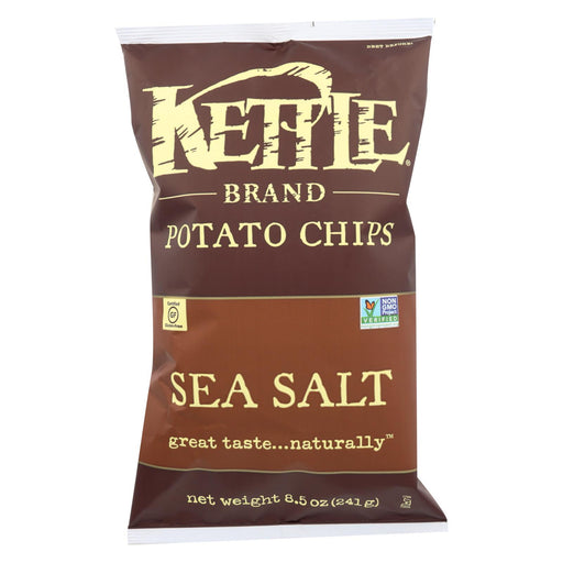 Kettle Brand Potato Chips - Sea Salt - Case Of 12 - 8.5 Oz.