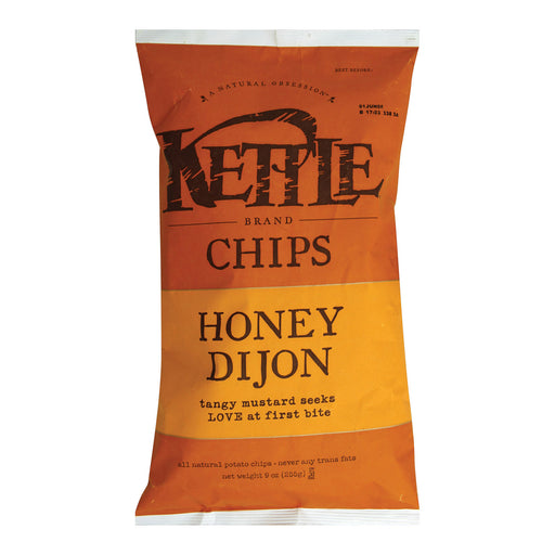 Kettle Brand Potato Chips - Honey Dijon - Case Of 12 - 8.5 Oz.