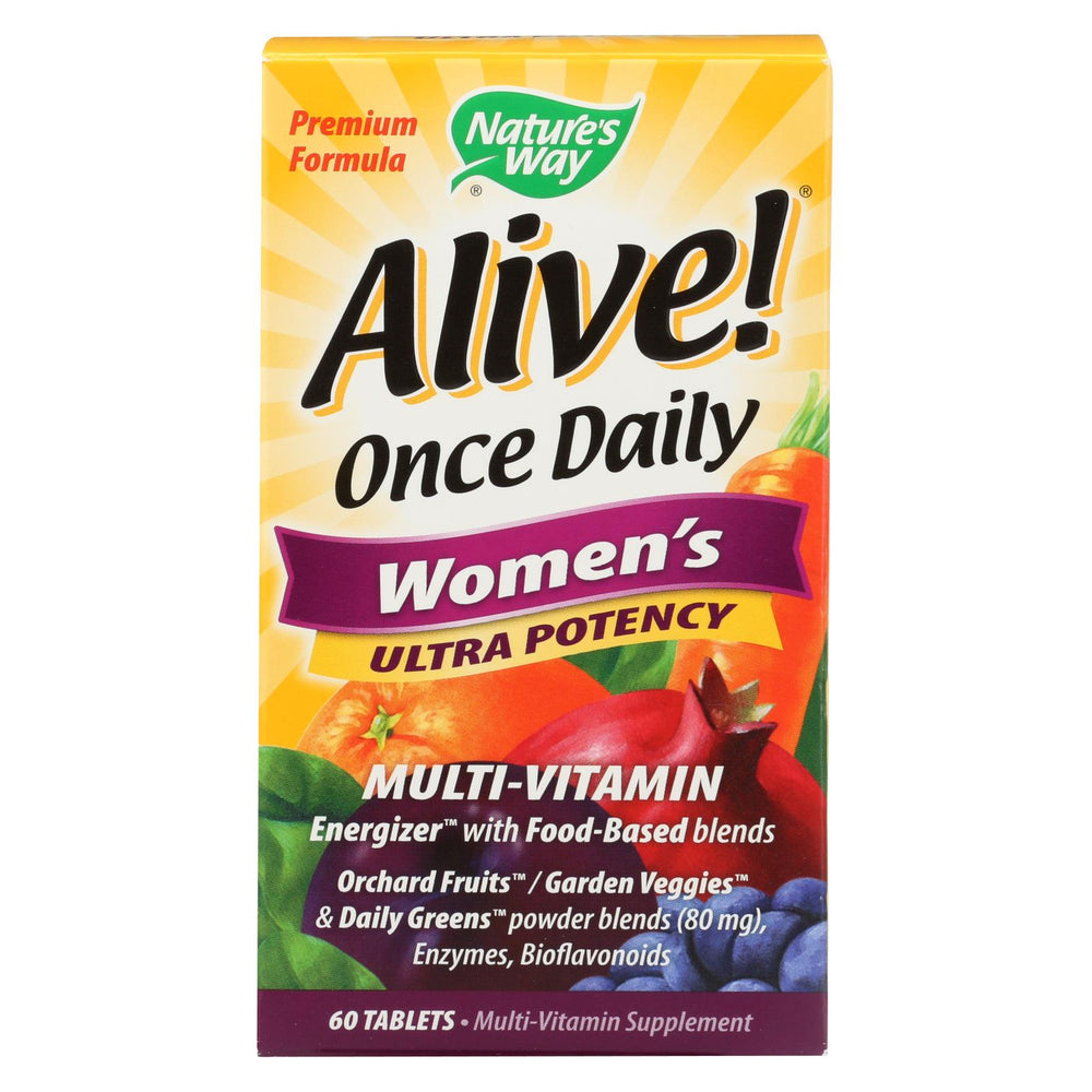 Nature's Way Alive Once Daily Women's Multi-vitamin Ultra Potency - 60 Tablets