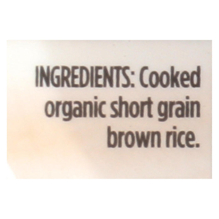 Lundberg Family Farms Organic Short Grain Brown Rice - Case Of 12 - 7.4 Oz.