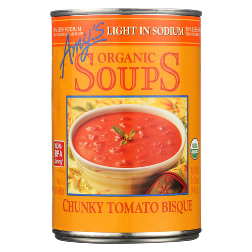 Amy's Organic Chunky Tomato Soup - Case Of 12 - 14.5 Oz