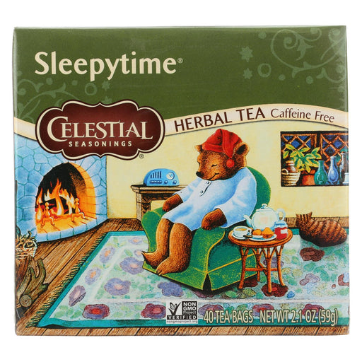 Celestial Seasonings Herbal Tea - Sleepytime - Caffeine Free - Case Of 6 - 40 Bags