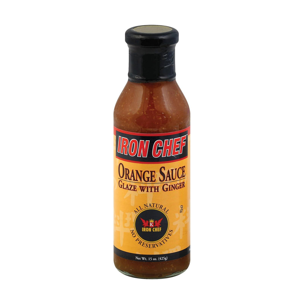 Iron Chef Sauce And Glaze - Orange Ginger - Case Of 6 - 15 Oz.