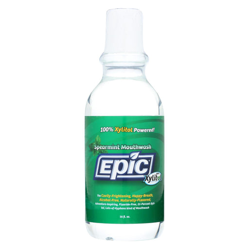 Epic Dental Spearmint Mouthwash - Xylitol Sweetened - 16 Oz