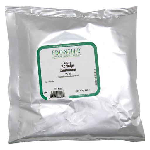 Frontier Herb Cinnamon - Ground - Korintje - A Grade - Bulk - 1 Lb