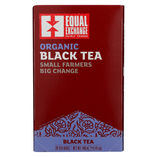 Equal Exchange Organic Black Tea - Black Tea - Case Of 6 - 20 Bags
