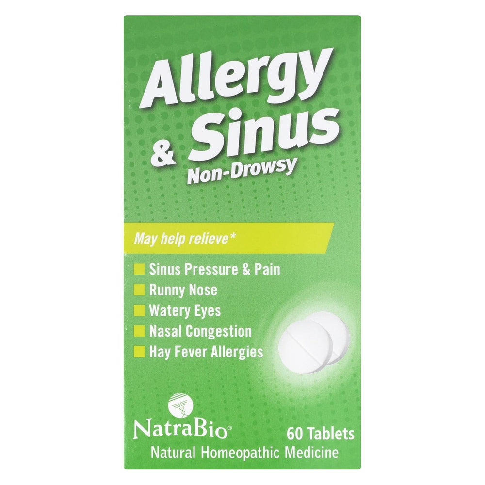 Natrabio Allergy And Sinus Non-drowsy - 60 Tablets