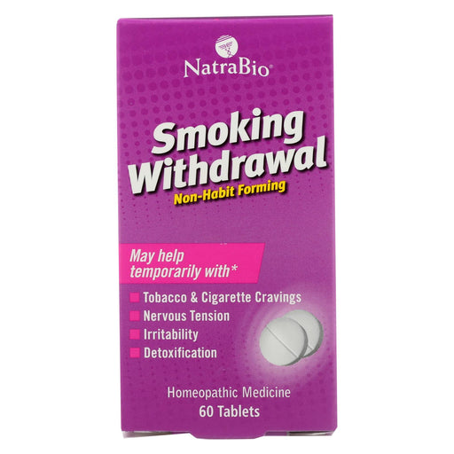 Natrabio Smoking Withdrawl Non-habit Forming - 60 Tablets