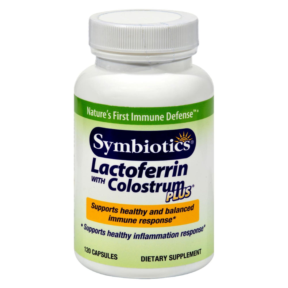 Symbiotics Lactoferrin With Colostrum Plus - 480 Mg - 120 Capsules