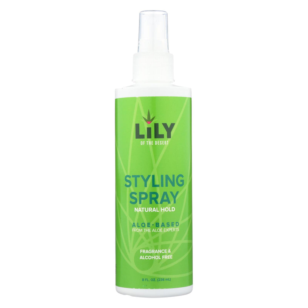 Lily Of The Desert Styling Spray Natural Hold - Case Of 1 - 8 Fl Oz.
